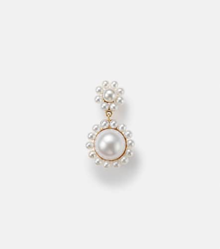 Deux Jeanne 14kt yellow gold single earring with pearls - Sophie Bille Brahe - Modalova