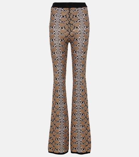 Balmain Snake-print flared pants - Balmain - Modalova