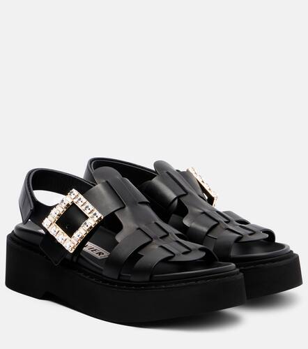 Viv' Rangers leather platform sandals - Roger Vivier - Modalova