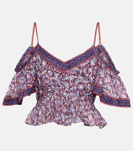 Garuva floral-print cotton top - Marant Etoile - Modalova