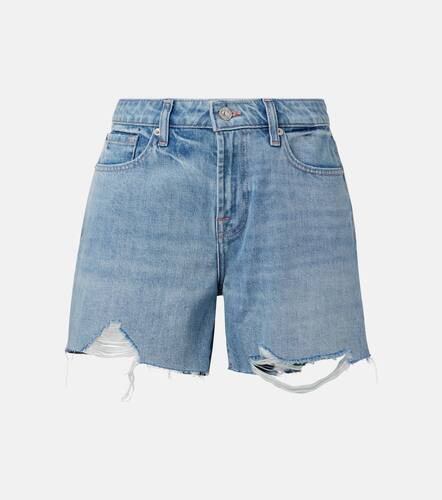 Monroe distressed denim shorts - 7 For All Mankind - Modalova