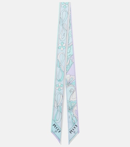 Pañuelo Marmo en sarga de seda - Pucci - Modalova