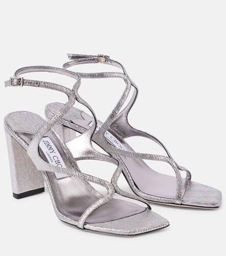 Sandales Azie 85 en cuir mtallis - Jimmy Choo - Modalova