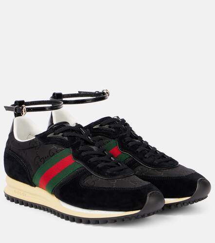 Re-Motion suede-trimmed sneakers - Gucci - Modalova