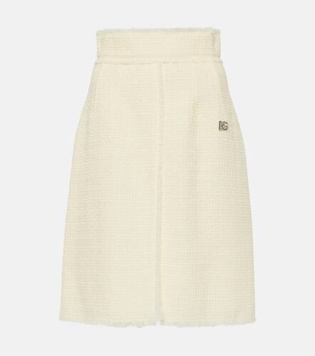 Wool-blend tweed midi skirt - Dolce&Gabbana - Modalova