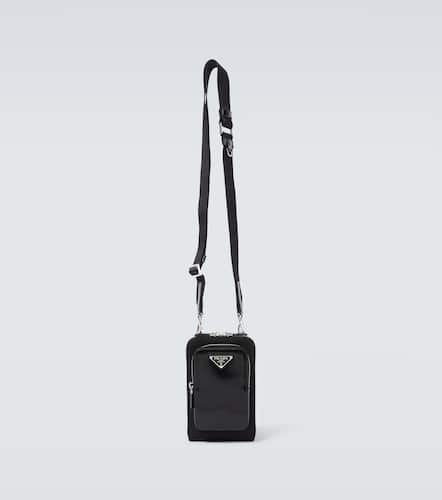 Pochette pour tlphone en Re-Nylon et cuir - Prada - Modalova