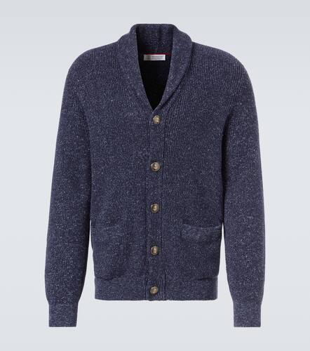Cardigan en coton et lin - Brunello Cucinelli - Modalova