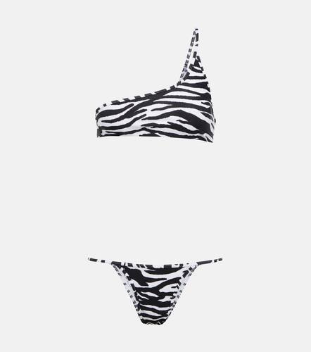 Printed one-shoulder bikini - The Attico - Modalova