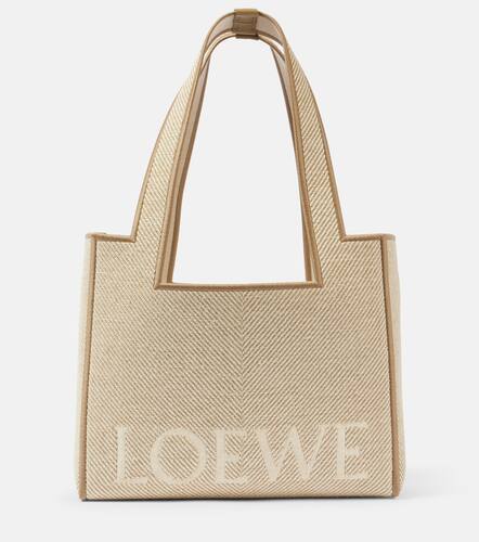 Font Medium jacquard canvas tote bag - Loewe - Modalova