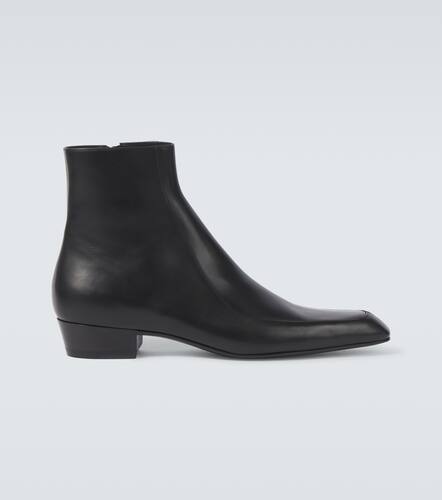 Augustin leather ankle boots - Saint Laurent - Modalova