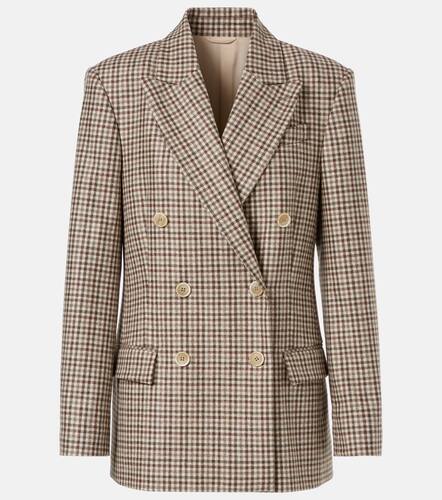 Checked virgin wool blazer - Brunello Cucinelli - Modalova