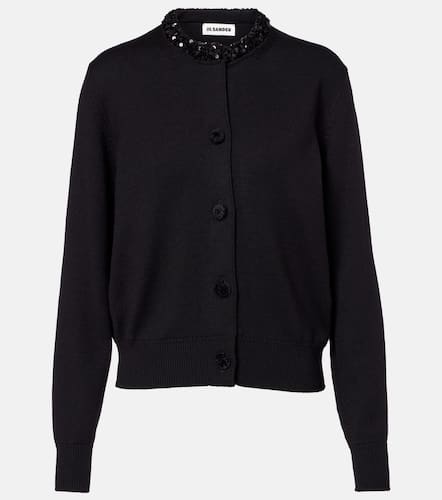 Cardigan en laine vierge  sequins - Jil Sander - Modalova