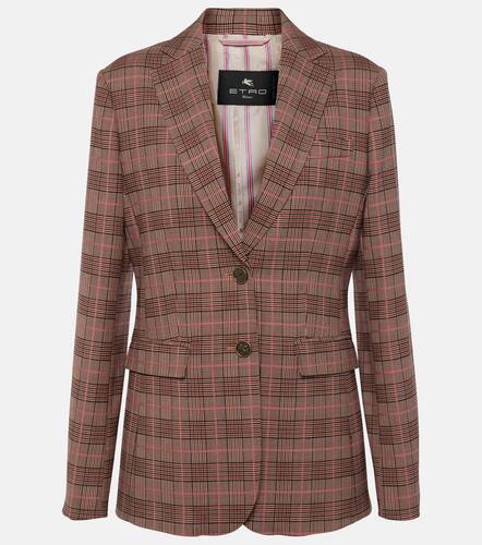 Etro Checked wool-blend blazer - Etro - Modalova