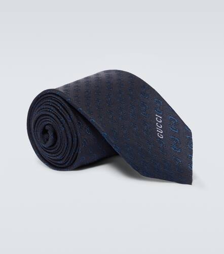 Gucci Corbata Horsebit de seda - Gucci - Modalova
