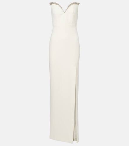 Embellished strapless crÃªpe gown - Roland Mouret - Modalova