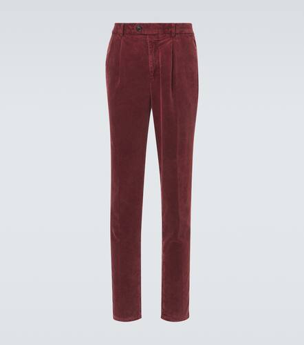 Cotton corduroy slim pants - Brunello Cucinelli - Modalova