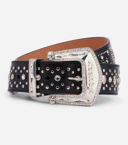 McQueen Jewelled Arrow leather belt - McQueen - Modalova