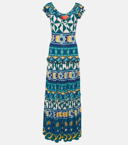 Pimento printed jersey maxi dress - La DoubleJ - Modalova