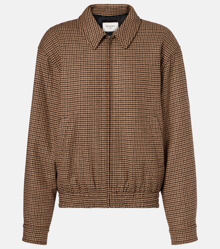 Houndstooth padded jacket - Saint Laurent - Modalova