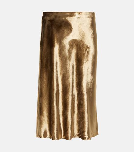 Vince Satin midi skirt - Vince - Modalova