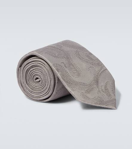 Corbata de seda con paisley - Brunello Cucinelli - Modalova