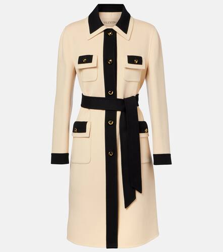 Belted wool and cashmere coat - Valentino - Modalova