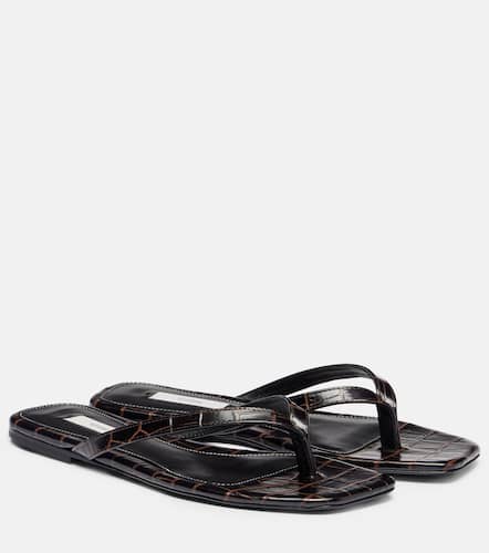 Sandali infradito in pelle stampata - Toteme - Modalova