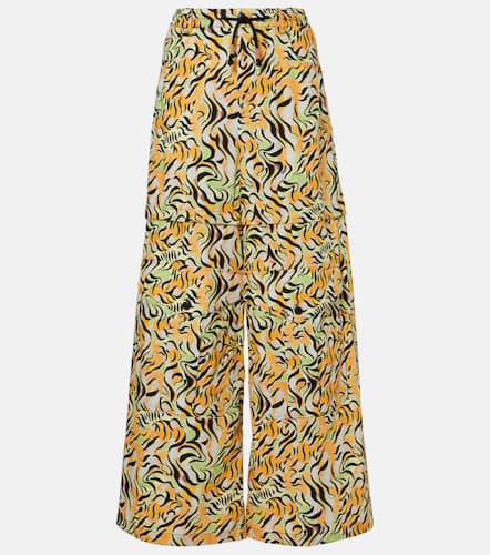 Pantalon ample imprim en coton - Marni - Modalova