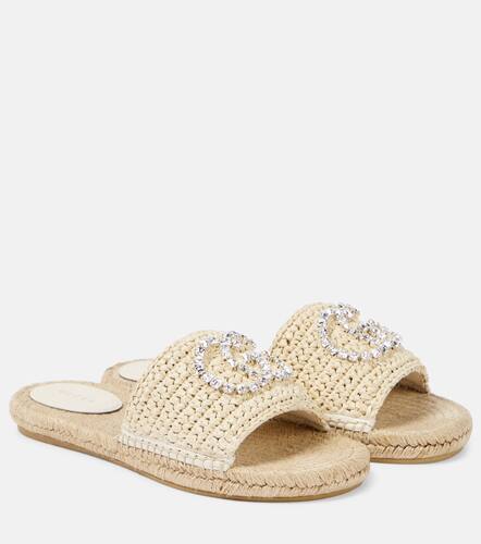Interlocking G espadrille slides - Gucci - Modalova