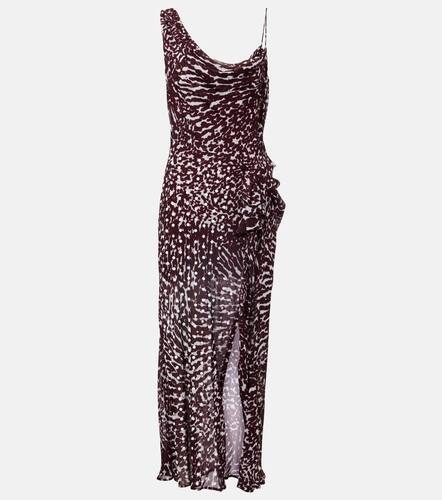 Printed draped one-shoulder midi dress - Dries Van Noten - Modalova
