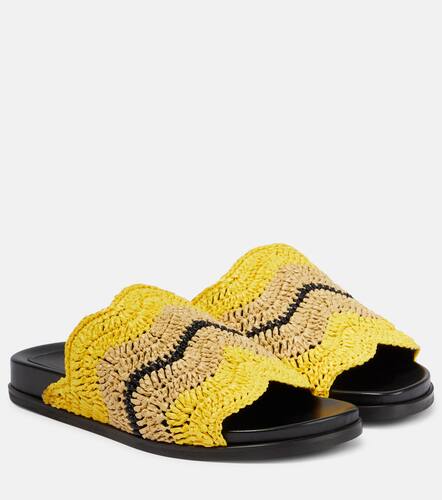 X No Vacancy Inn  Mules Fussbett en raphia - Marni - Modalova