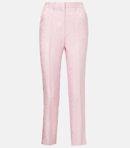 Pantaloni slim cropped con stampa - Etro - Modalova