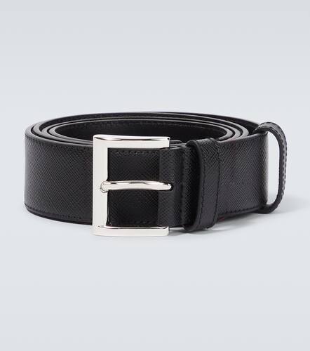 Cinturón de piel Saffiano con logo - Prada - Modalova