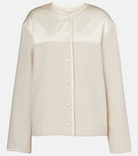 Veste en laine vierge et satin - Jil Sander - Modalova