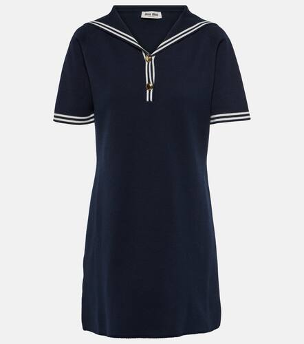 Miu Miu Robe en coton mlang - Miu Miu - Modalova