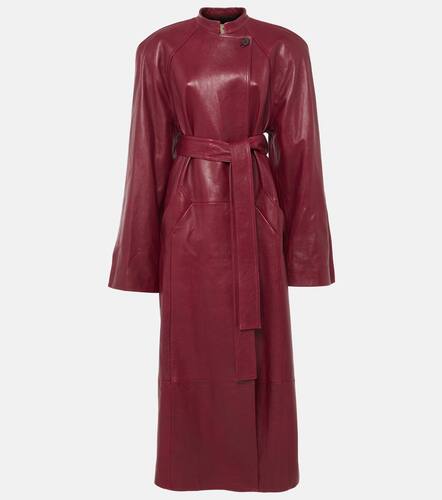 Khaite Rothen leather wrap coat - Khaite - Modalova
