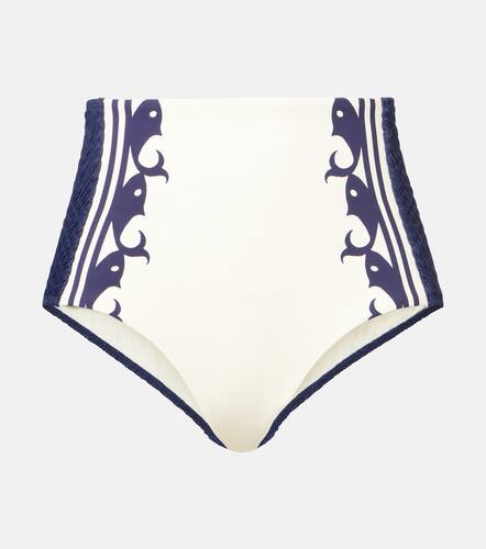 AlÃ©mais Marine printed smocked bikini bottoms - Alemais - Modalova