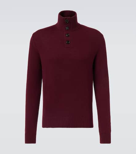 Wool and cashmere turtleneck sweater - Allude - Modalova