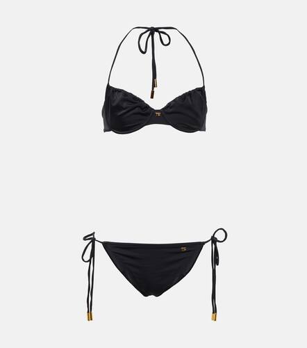 Tom Ford Logo ruched bikini - Tom Ford - Modalova