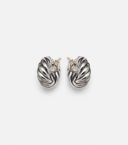 Sculpted Cable sterling hoop earrings - David Yurman - Modalova