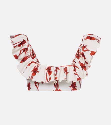 Boy floral ruffled bikini top - La DoubleJ - Modalova