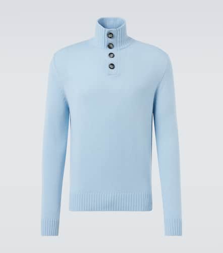 Wool and cashmere turtleneck sweater - Allude - Modalova