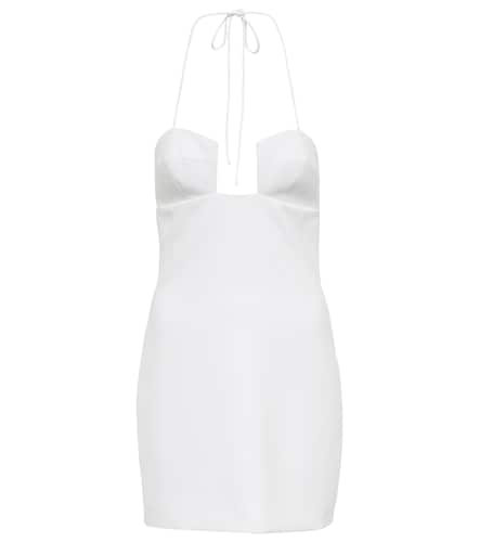 Monot Halterneck crepe minidress - Monot - Modalova