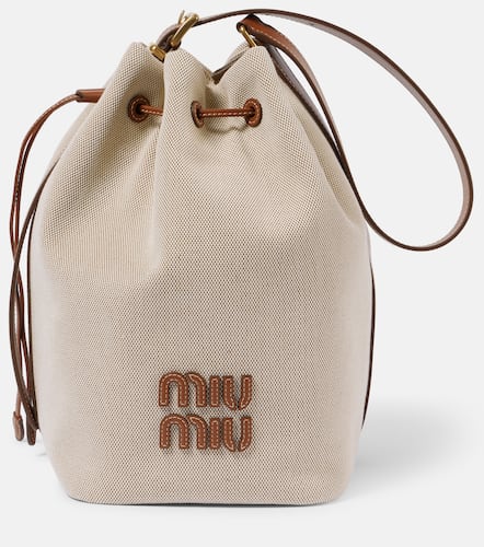 Miu Miu Sac seau  cuir et  logo - Miu Miu - Modalova