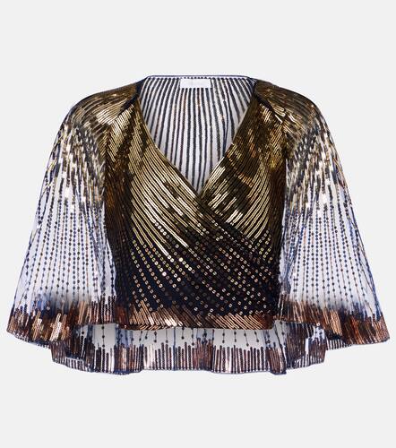 Rabanne Sequined crop top - Rabanne - Modalova