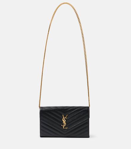 Cassandre matelasse leather wallet on chain - Saint Laurent - Modalova