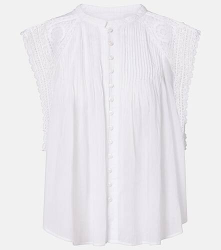 Grecia lace-trimmed cotton blouse - Marant Etoile - Modalova