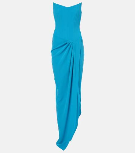 Alex Perry Draped crepe corset gown - Alex Perry - Modalova