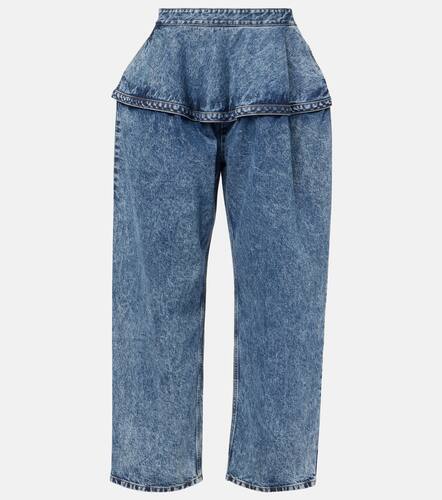 Alaia Low-rise wide-leg jeans - Alaia - Modalova