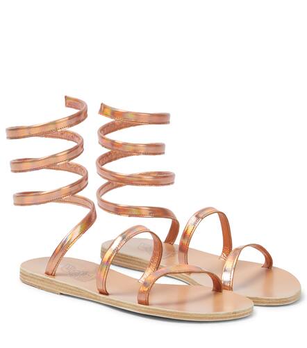 Ofis iridescent leather sandals - Ancient Greek Sandals - Modalova